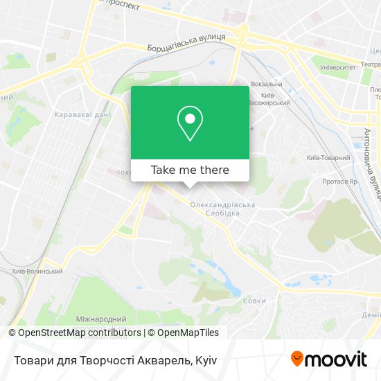 Товари для Творчості Акварель map