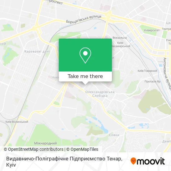 Видавничо-Поліграфічне Підприємство Тенар map