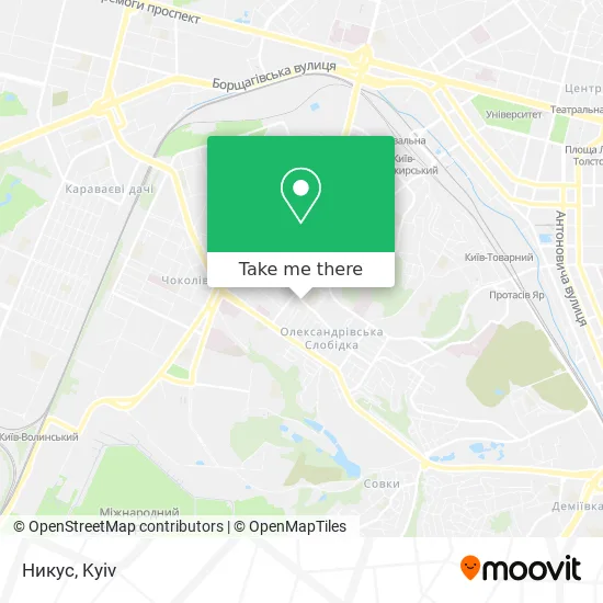 Карта Никус