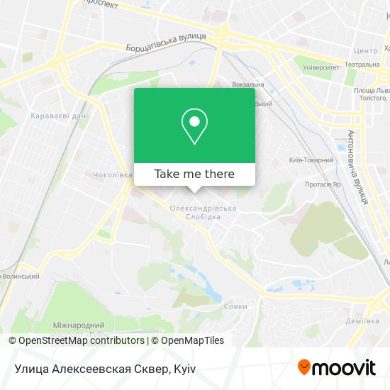 Улица Алексеевская Сквер map