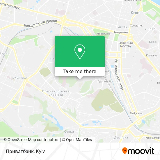 Приватбанк map