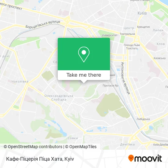 Кафе-Піцерія Піца Хата map