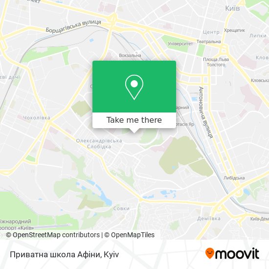 Приватна школа Афіни map