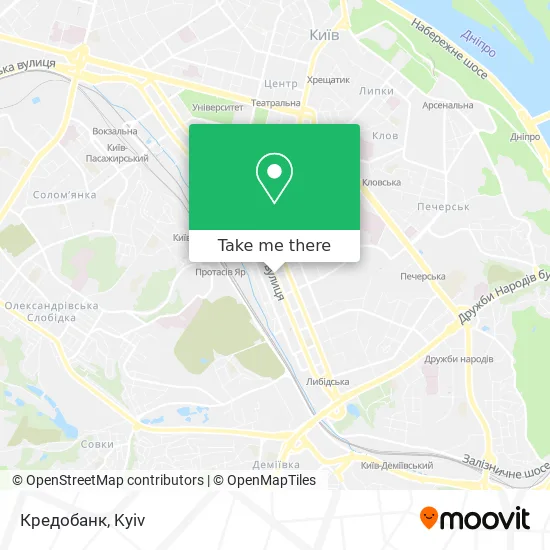 Кредобанк map