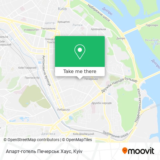 Карта Апарт-готель Печерськ Хаус