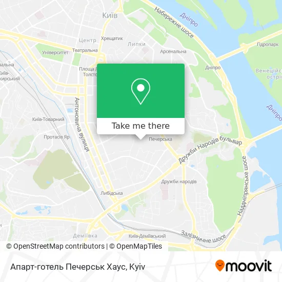 Карта Апарт-готель Печерськ Хаус
