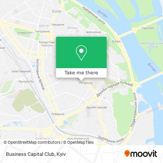 Business Capital Club map