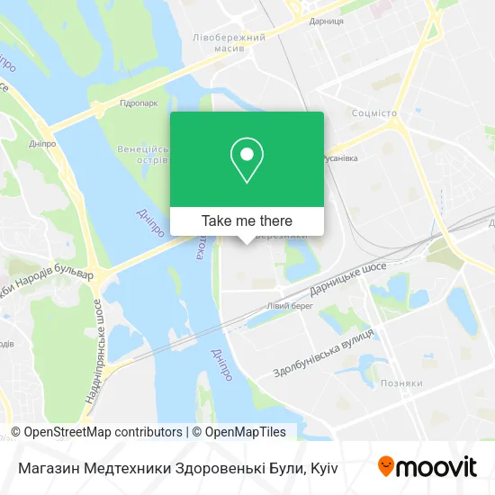 Магазин Медтехники Здоровенькі Були map