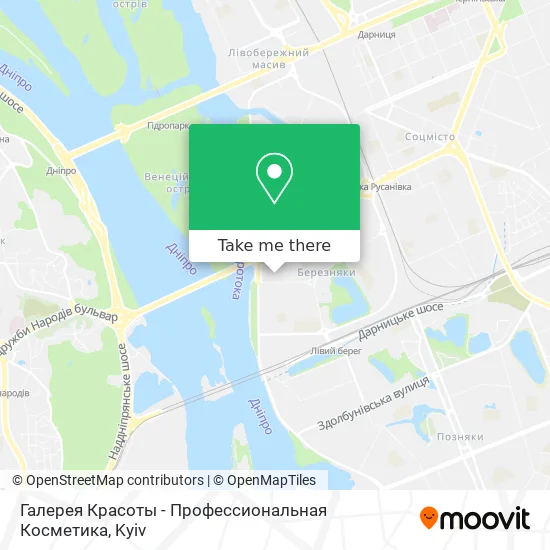 Карта Галерея Красоты - Профессиональная Косметика