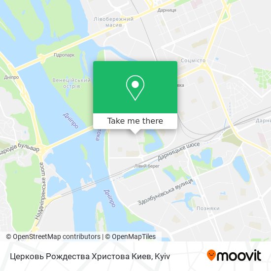 Церковь Рождества Христова Киев map