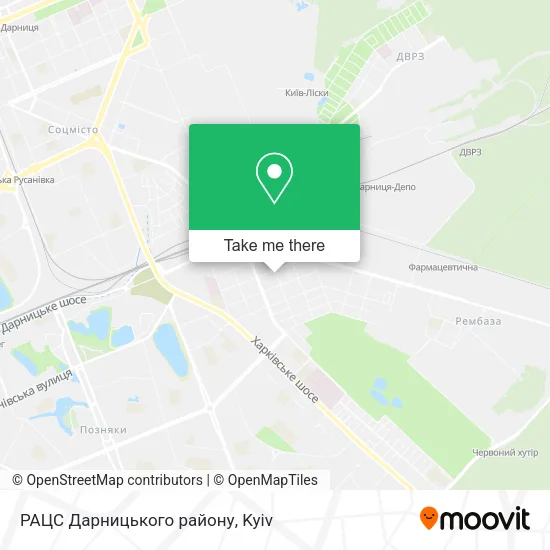 РАЦС Дарницького району map