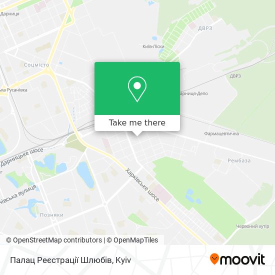 Палац Реєстрації Шлюбів map