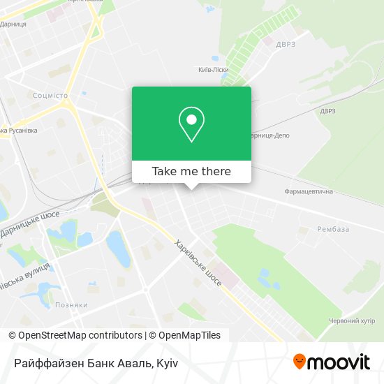 Райффайзен Банк Аваль map