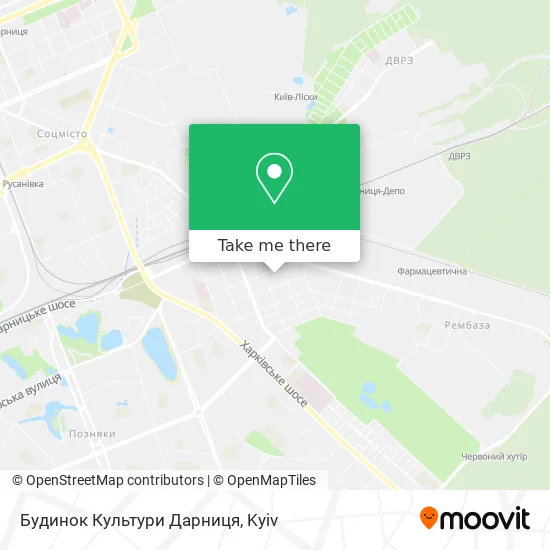 Будинок Культури Дарниця map