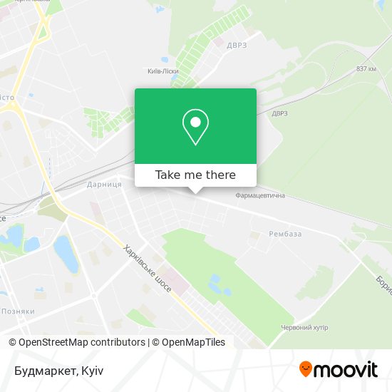 Будмаркет map