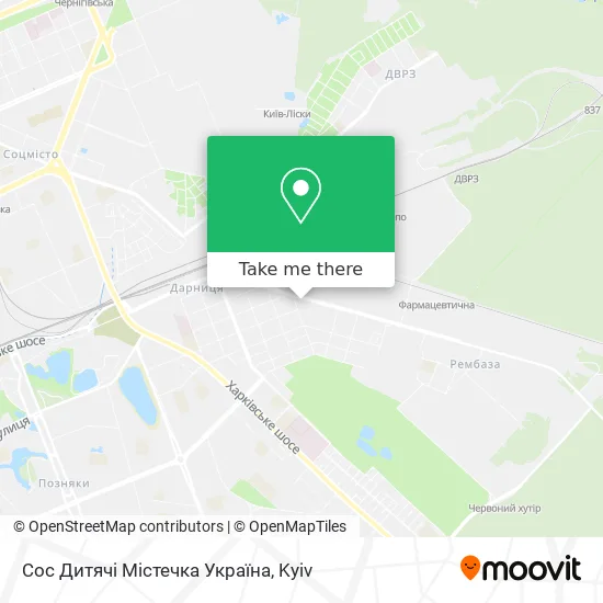 Сос Дитячі Містечка Україна map