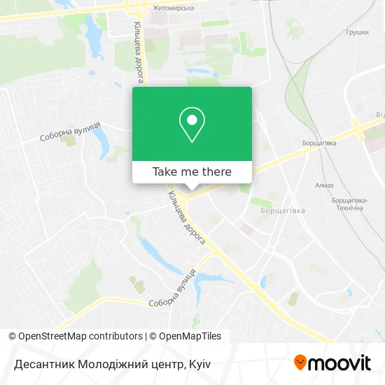 Десантник Молодіжний центр map