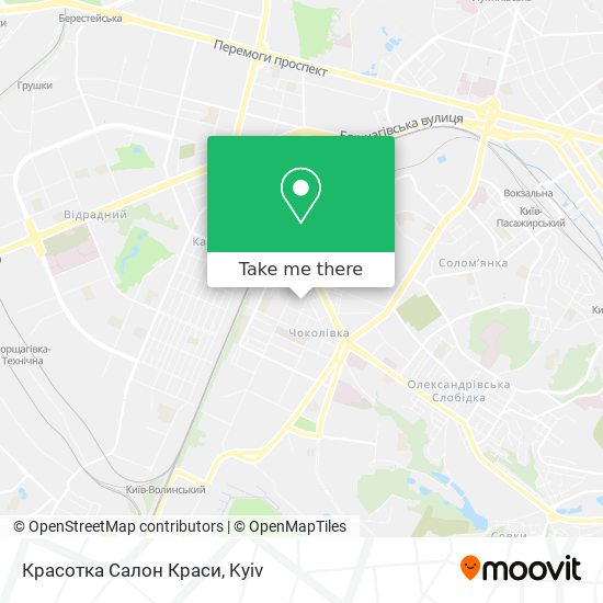 Красотка Салон Краси map