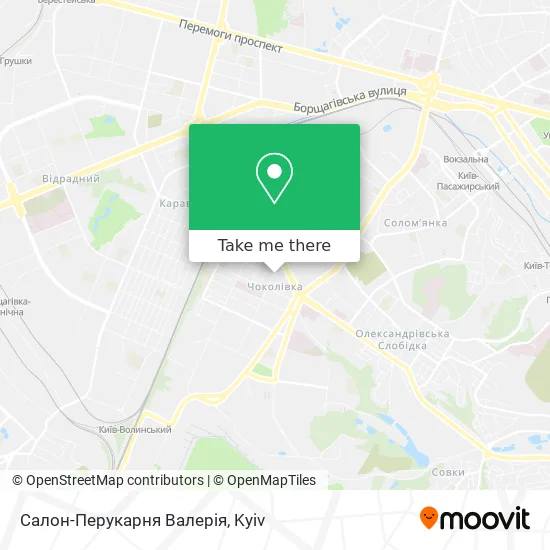 Салон-Перукарня Валерія map