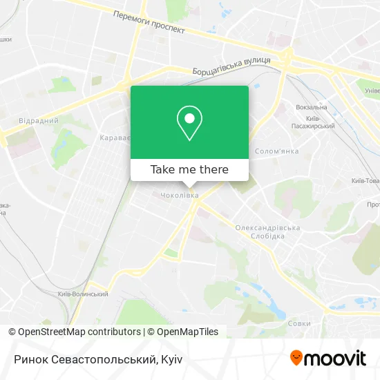 Ринок Севастопольський map