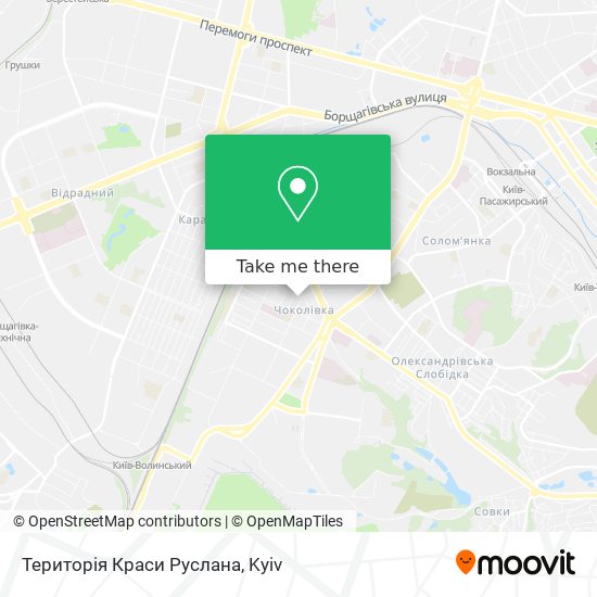 Карта Територія Краси Руслана