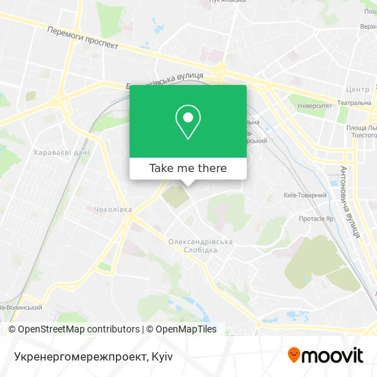 Укренергомережпроект map