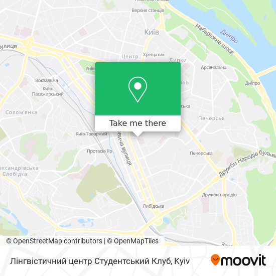 Лінгвістичний центр Студентський Клуб map