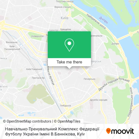 Навчально-Тренувальний Комплекс Федерації Футболу України Імені В.Баннікова map