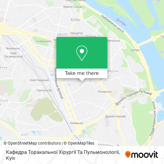 Кафедра Торакальної Хірургії Та Пульмонології map