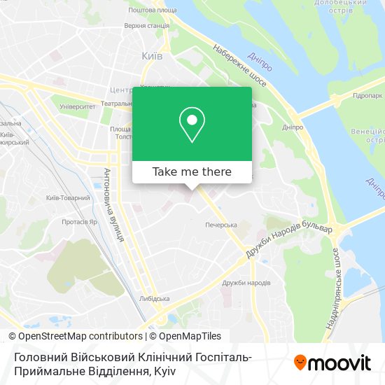 Головний Військовий Клінічний Госпіталь-Приймальне Відділення map