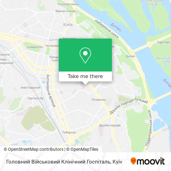 Головний Військовий Клінічний Госпіталь map