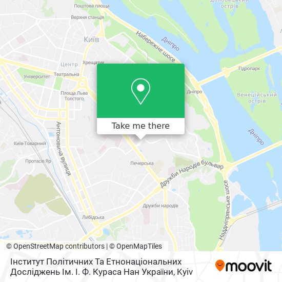 Інститут Політичних Та Етнонаціональних Досліджень Ім. І. Ф. Кураса Нан України map
