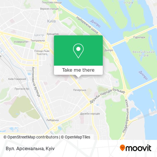 Вул. Арсенальна map