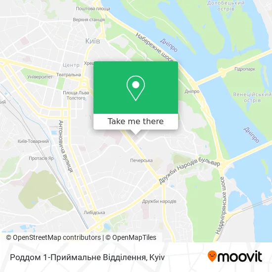 Роддом 1-Приймальне Відділення map