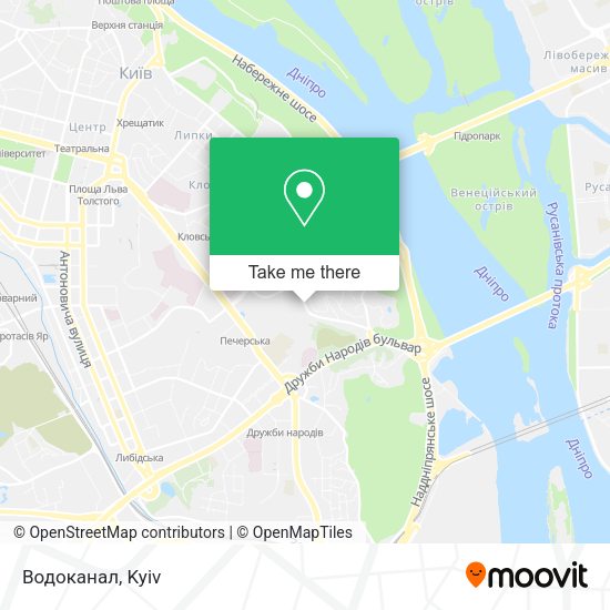Карта Водоканал