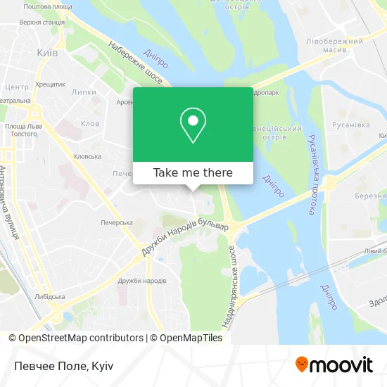Певчее Поле map