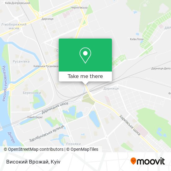 Високий Врожай map