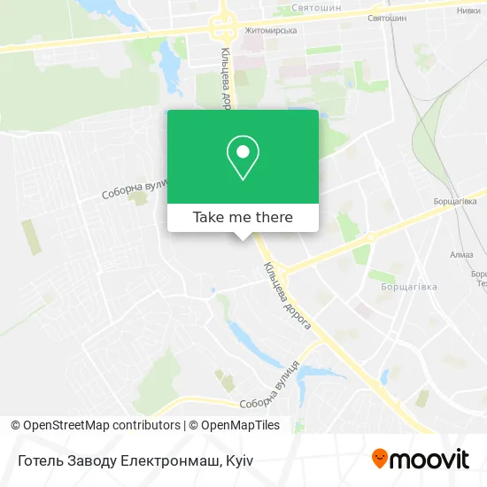 Готель Заводу Електронмаш map