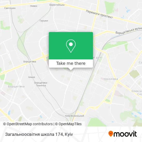 Загальноосвітня школа 174 map