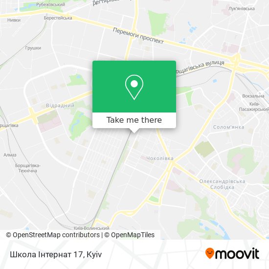 Школа Інтернат 17 map