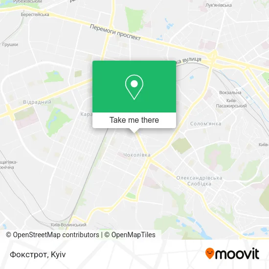 Карта Фокстрот