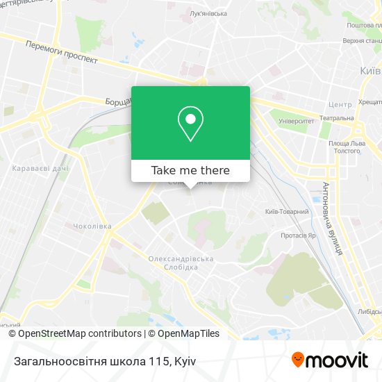 Загальноосвітня школа 115 map