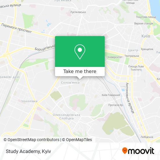 Study Academy map