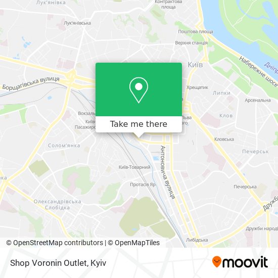 Shop Voronin Outlet map