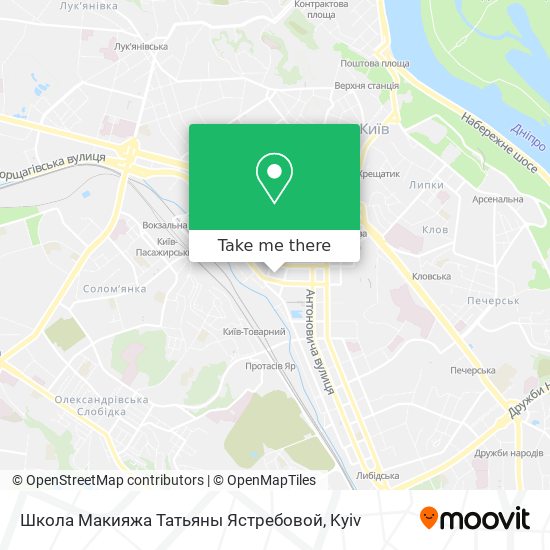 Школа Макияжа Татьяны Ястребовой map