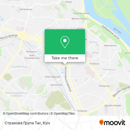 Страхова Група Тас map