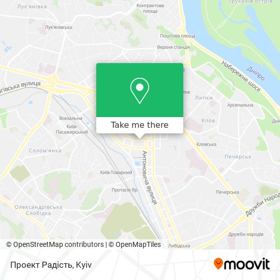 Проект Радість map