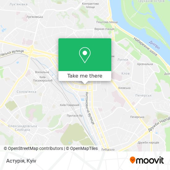 Астурія map