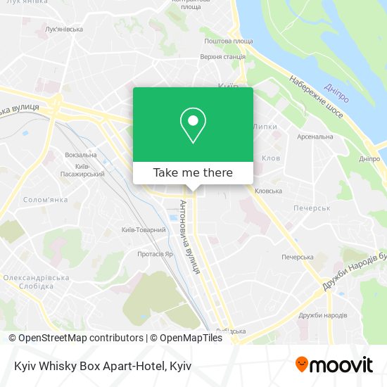 Kyiv Whisky Box Apart-Hotel map