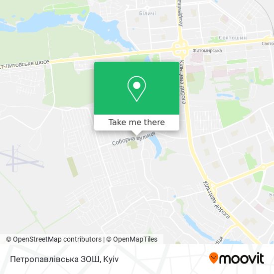 Петропавлівська ЗОШ map